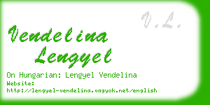 vendelina lengyel business card